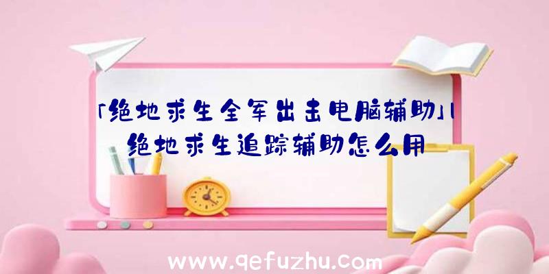 「绝地求生全军出击电脑辅助」|绝地求生追踪辅助怎么用